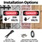 Signmission 208 Volts Danger Sign, Plastic, 10in W x 7in L, 2PK OS-2PACK-DS-P-710-L-1007 - alternate 7